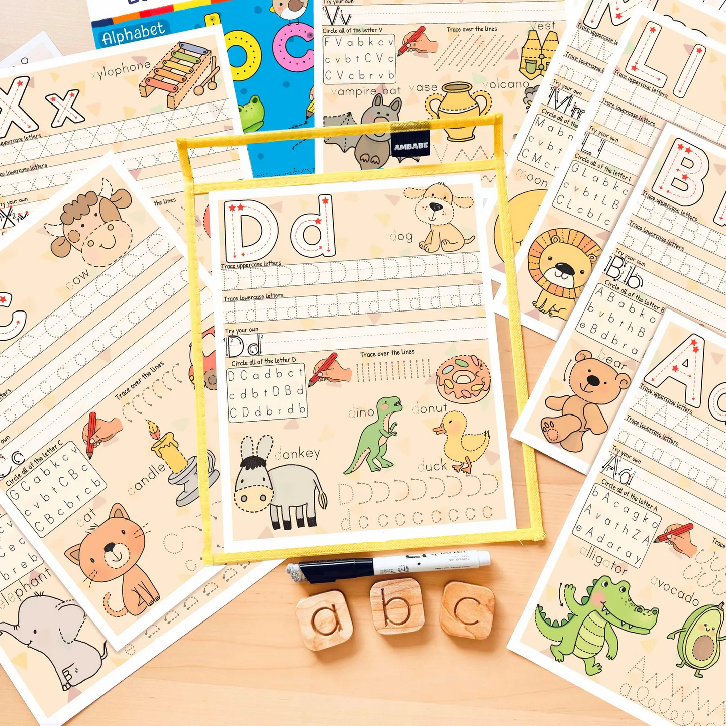 Alphabet Tracing Worksheets: ABC Handwriting Practice (PDF Download)