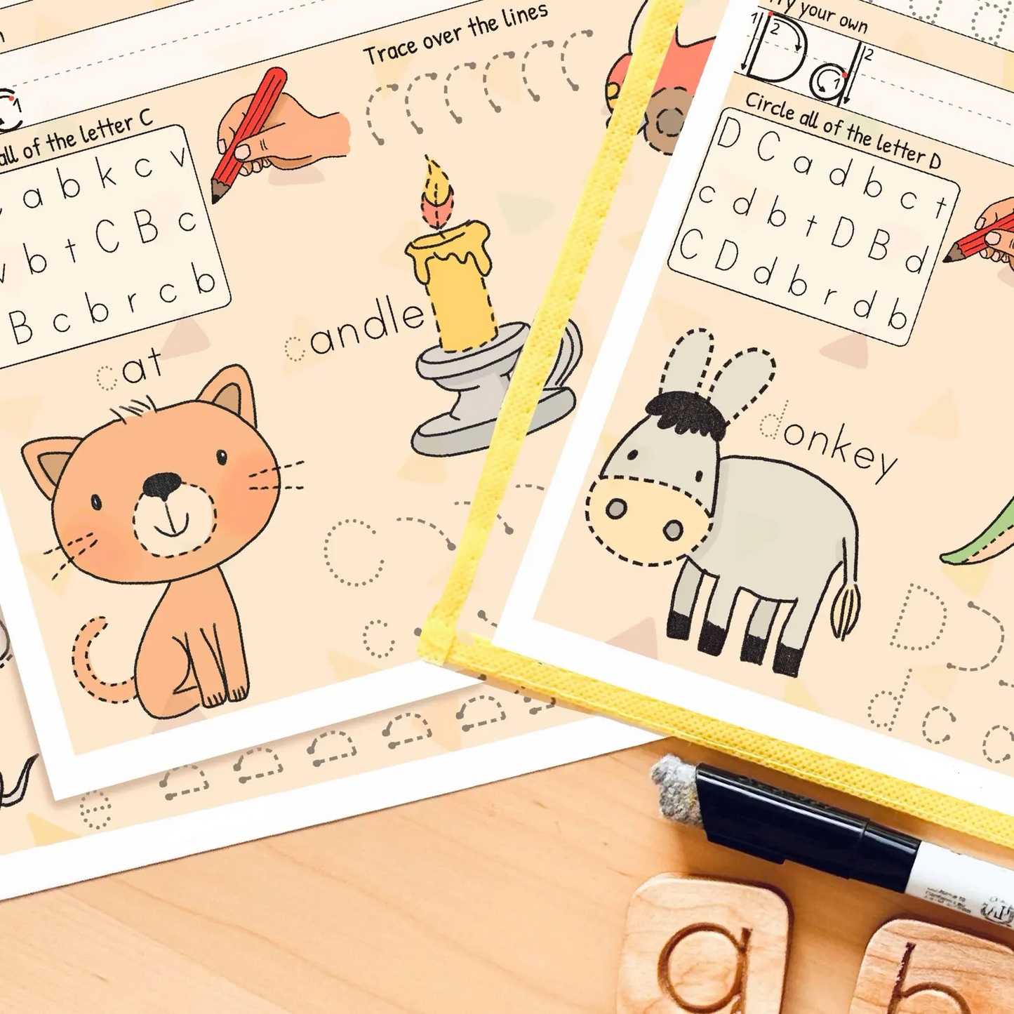 Alphabet Tracing Worksheets: ABC Handwriting Practice (PDF Download)